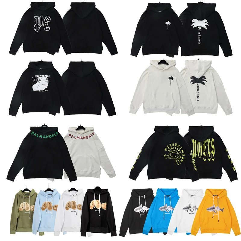 Long sleeve pullover hooded sweatshirt loose top for men and women  