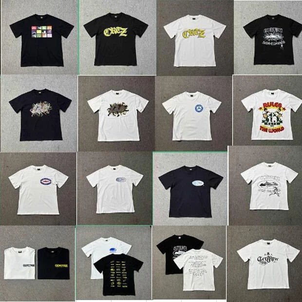 Men's and women's loose casual round neck short-sleeved T-shirts  